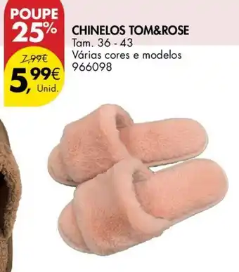 Pingo Doce CHINELOS TOM&ROSE promoção