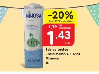 Minipreço Bebida Láctea Crescimento 1-3 Anos Mimosa 1L promoção