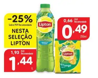 Minipreço NESTA SELEÇÃO LIPTON promoção