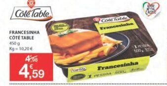 E.Leclerc Francesinha Côtê Table 450g promoção