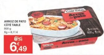 E.Leclerc Arroz de Pato Côtê Table 800g promoção
