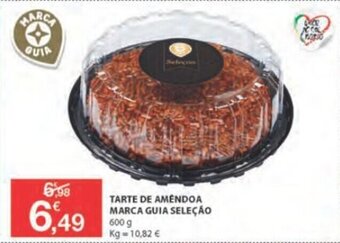 E.Leclerc Tarte de Amêndoa Marca Guia Seleção 600g promoção