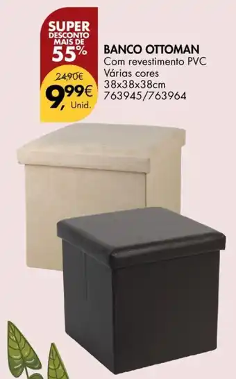 Pingo Doce BANCO OTTOMAN promoção