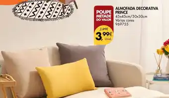 Pingo Doce ALMOFADA DECORATIVA PRINCE promoção