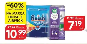 Minipreço NA MARCA FINISH E AIRWICK promoção