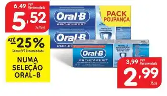 Minipreço NUMA SELEÇÃO ORAL-B promoção