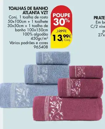 Pingo Doce TOALHAS DE BANHO ATLANTA VZT promoção