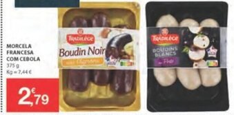 E.Leclerc Morcela Francesa com Cebola 375g promoção