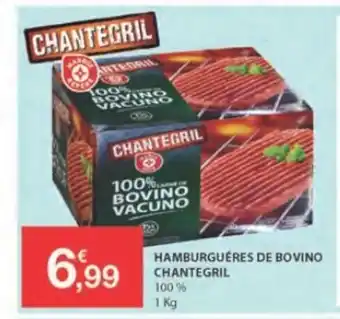 E.Leclerc Hambúrgueres de Bovino Chantegril 100% 1kg promoção