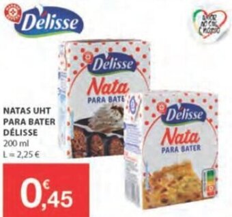 E.Leclerc Natas UHT Para Bater Delisse 200ml promoção