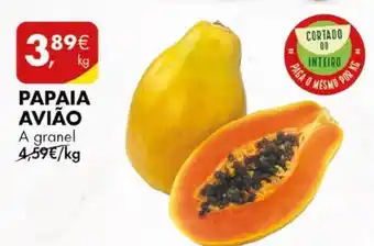 Pingo Doce PAPAIA AVIÃO A granel promoção