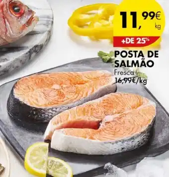 Pingo Doce POSTA DE SALMÃO Fresca KG promoção