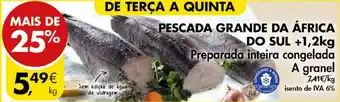 Pingo Doce PESCADA GRANDE DA ÁFRICA DO SUL +1,2kg promoção