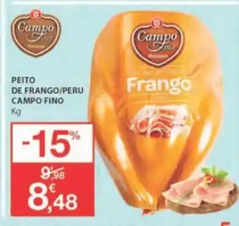 E.Leclerc Peito de Frango/Peru Campo Fino promoção