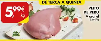 Pingo Doce PEITO DE PERU A granel kg promoção