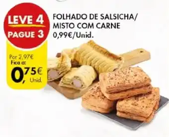 Pingo Doce FOLHADO DE SALSICHA/ MISTO COM CARNE promoção