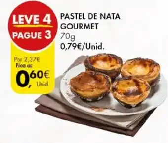 Pingo Doce PASTEL DE NATA GOURMET 70g promoção