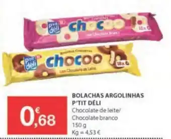 E.Leclerc Bolachas Argolinhas P'Tit Déli 150g promoção