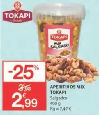 E.Leclerc Aperitivos Mix Tokapi 400g promoção