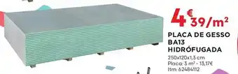 Bricomarché PLACA DE GESSO BA13 promoção