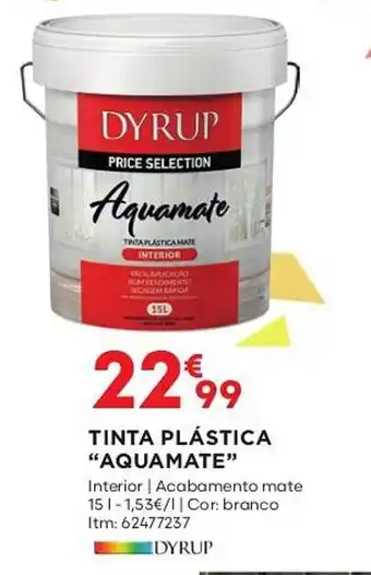 Bricomarché TINTA PLÁSTICA "AQUAMATE" promoção