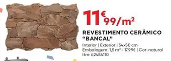 Bricomarché REVESTIMENTO CERÂMICO "BANCAL" promoção
