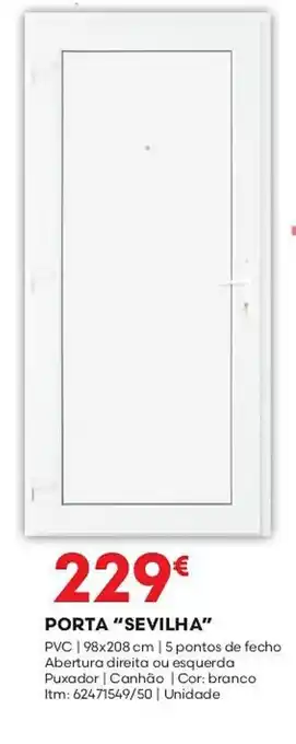 Bricomarché PORTA "SEVILHA" promoção