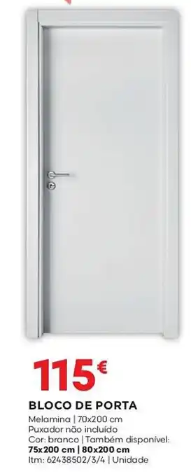 Bricomarché BLOCO DE PORTA promoção