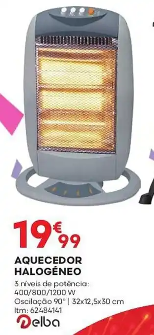 Bricomarché AQUECEDOR HALOGÉNEO promoção