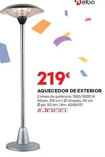 Bricomarché AQUECEDOR DE EXTERIOR promoção