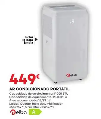 Bricomarché AR CONDICIONADO PORTÁTIL promoção