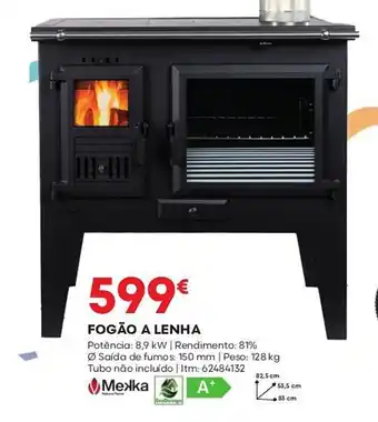 Bricomarché FOGÃO A LENHA promoção