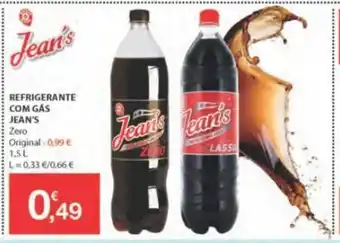 E.Leclerc Refrigerante com Gás FJean's Zero Original 1,5L promoção