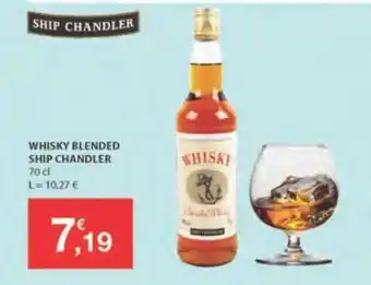 E.Leclerc Whisky Blended Ship Chandler 70cl promoção