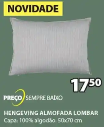 JYSK Preço Sempre Baixo Hengeving Almofada Lombar 50x70cm promoção
