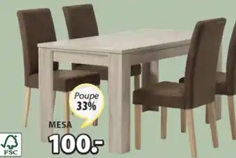 JYSK Haslund Mesa de Jantar 80x160x78cm promoção