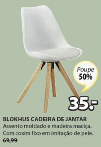 JYSK Blokhus Cadeira de Jantar promoção