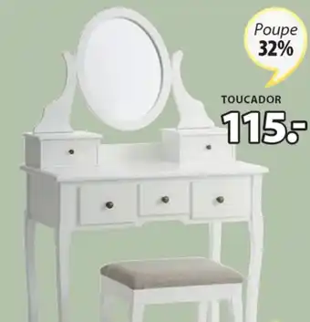 Malling Toucador 80x130x40cm