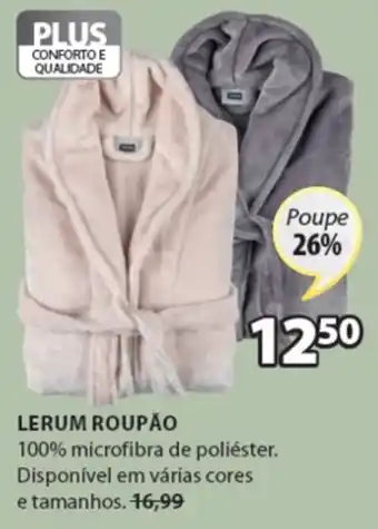 JYSK Plus Lerum Roupão promoção