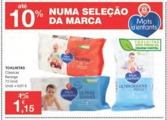 E.Leclerc Toalhitas 72 Unid promoção