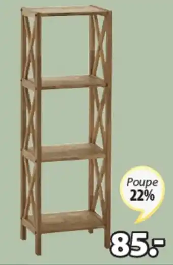 Royal Oak Jannerup Separador de Ambientes 4 Parateleiras 40x124x30cm