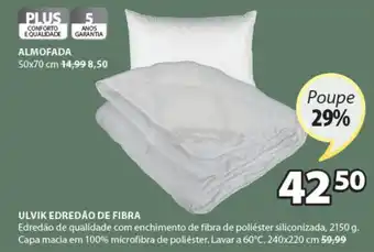 JYSK Plus Ulvik Edredão de Fibra 240x220cm promoção