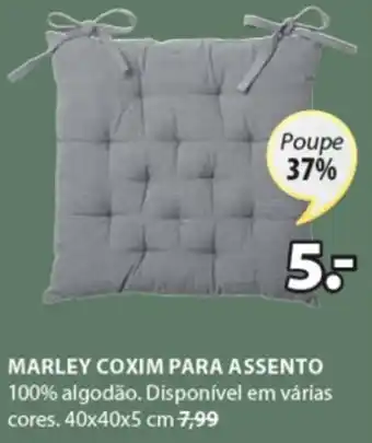JYSK Marley Coxim para Assento 40x40x5cm promoção