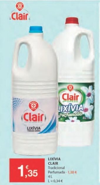 E.Leclerc Lixívia Clair 4L promoção