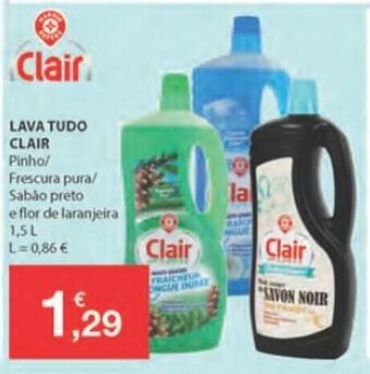E.Leclerc Lava Tudo Clair 1,5L promoção
