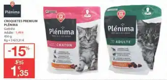 E.Leclerc Croquetes Premium Plenima 450g promoção