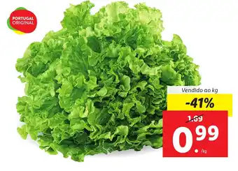 Lidl Alface Frisada promoção