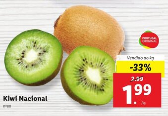Lidl Kiwi Nacional promoção