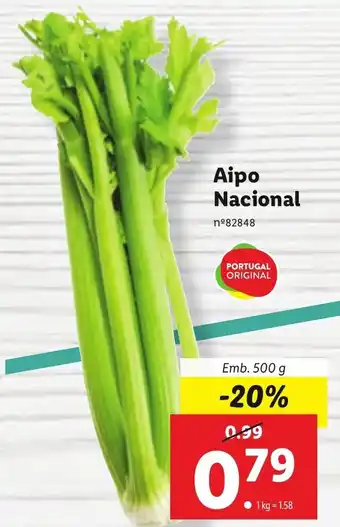 Lidl Aipo Nacional promoção