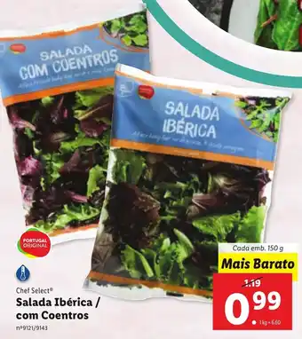 Lidl Salada Ibérica / com Coentros promoção
